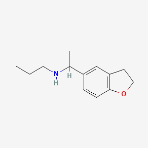 n-(1-(2,3-Dihydrobenzofuran-5-yl)ethyl)propan-1-amine