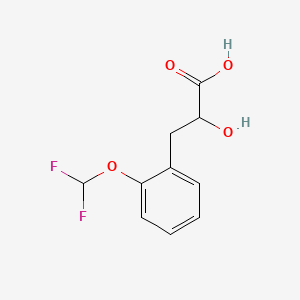 3-[2-(Difluoromethoxy)phenyl]-2-hydroxypropanoic acid