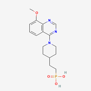 (2-(1-(8-Methoxyquinazolin-4-yl)piperidin-4-yl)ethyl)phosphonic acid