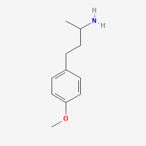 molecular formula C11H17NO B1362676 4-(4-Methoxyphenyl)butan-2-amine CAS No. 51062-15-8