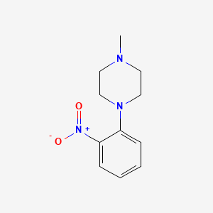 molecular formula C11H15N3O2 B1362677 1-甲基-4-(2-硝基苯基)哌嗪 CAS No. 62208-63-3