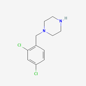 molecular formula C11H14Cl2N2 B1362678 1-(2,4-二氯苄基)哌嗪 CAS No. 51619-56-8