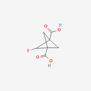 2-Fluorobicyclo[1.1.1]pentane-1,3-dicarboxylicacid