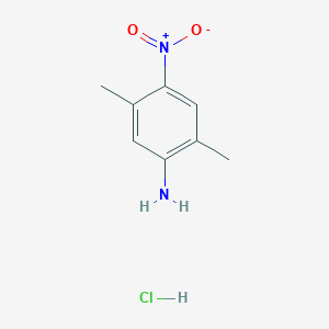 molecular formula C8H11ClN2O2 B13626814 2,5-Dimethyl-4-nitroaniline hydrochloride 