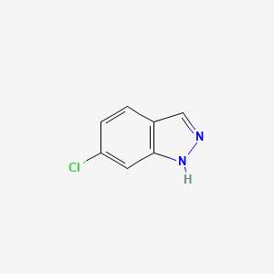 molecular formula C7H5ClN2 B1362686 6-氯-1H-吲唑 CAS No. 698-25-9