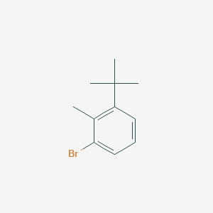 molecular formula C11H15Br B13626887 1-Bromo-3-tert-butyl-2-methylbenzene 