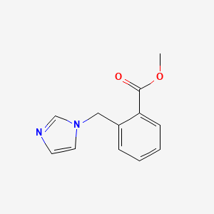 molecular formula C12H12N2O2 B1362693 Methyl 2-(1H-Imidazol-1-ylmethyl)benzoate CAS No. 501075-62-3