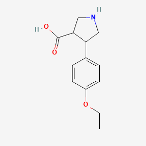 4-(4-Ethoxyphenyl)pyrrolidine-3-carboxylic acid