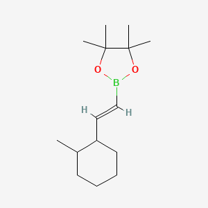 4,4,5,5-Tetramethyl-2-[2-(2-methylcyclohexyl)ethenyl]-1,3,2-dioxaborolane