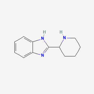molecular formula C12H15N3 B1362701 2-Piperidin-2-yl-1H-benzoimidazole CAS No. 51785-23-0