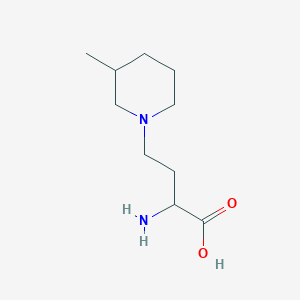 2-Amino-4-(3-methylpiperidin-1-yl)butanoic acid