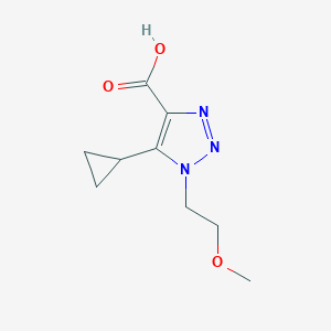 5-Cyclopropyl-1-(2-methoxyethyl)-1h-1,2,3-triazole-4-carboxylic acid