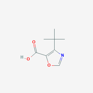 molecular formula C8H11NO3 B13627047 4-(Tert-butyl)oxazole-5-carboxylic acid 