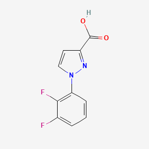 molecular formula C10H6F2N2O2 B13627074 1-(2,3-Difluorophenyl)-1h-pyrazole-3-carboxylic acid 