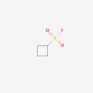 molecular formula C4H7FO2S B13627087 Cyclobutanesulfonyl fluoride 