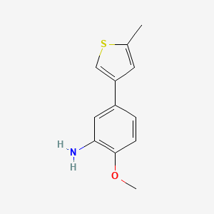 2-Methoxy-5-(5-methylthiophen-3-yl)aniline