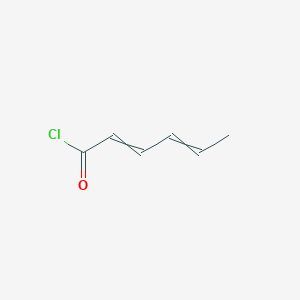 molecular formula C6H7ClO B1362711 2,4-Hexadienoyl chloride 