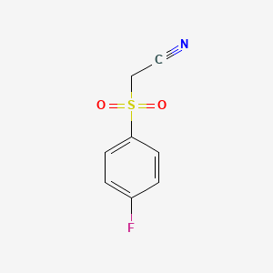 molecular formula C8H6FNO2S B1362712 [(4-Fluorophenyl)sulfonyl]acetonitrile CAS No. 32083-66-2