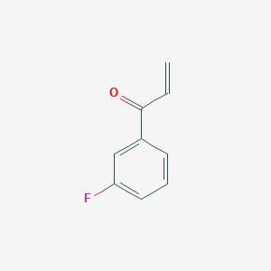 molecular formula C9H7FO B13627120 1-(3-Fluorophenyl)prop-2-en-1-one 