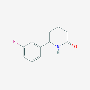 6-(3-Fluorophenyl)piperidin-2-one