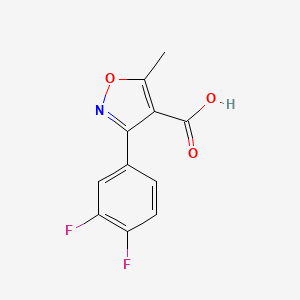 3-(3,4-Difluorophenyl)-5-methylisoxazole-4-carboxylic acid