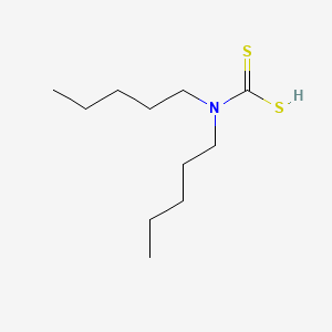 Carbamodithioic acid, dipentyl-