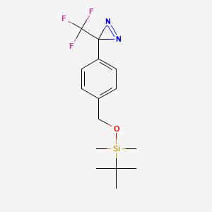 3-(4-(((tert-Butyldimethylsilyl)oxy)methyl)phenyl)-3-(trifluoromethyl)-3H-diazirine