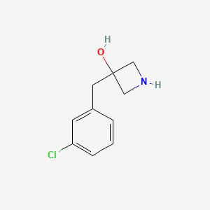 3-(3-Chlorobenzyl)azetidin-3-ol