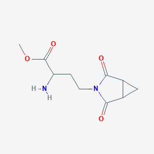 Methyl 2-amino-4-(2,4-dioxo-3-azabicyclo[3.1.0]hexan-3-yl)butanoate