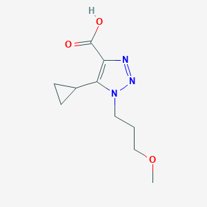 5-Cyclopropyl-1-(3-methoxypropyl)-1h-1,2,3-triazole-4-carboxylic acid