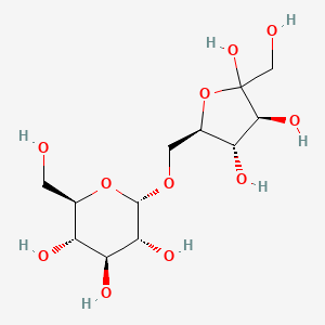 molecular formula C12H22O11 B1362735 6-O-alpha-D-Glucopyranosyl-alpha-D-fructofuranose CAS No. 58166-27-1