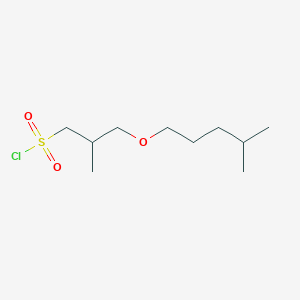 2-Methyl-3-((4-methylpentyl)oxy)propane-1-sulfonyl chloride