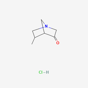 5-Methyl-1-azabicyclo[2.2.1]heptan-3-onehydrochloride