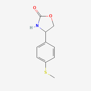 4-(4-(Methylthio)phenyl)oxazolidin-2-one