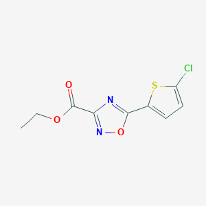 Ethyl 5-(5-chlorothiophen-2-yl)-1,2,4-oxadiazole-3-carboxylate