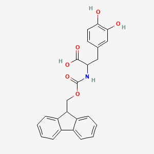 2-((((9H-Fluoren-9-yl)methoxy)carbonyl)amino)-3-(3,4-dihydroxyphenyl)propanoic acid