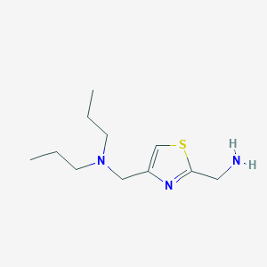 n-((2-(Aminomethyl)thiazol-4-yl)methyl)-N-propylpropan-1-amine