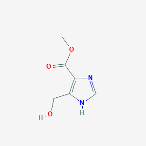 molecular formula C6H8N2O3 B1362749 Methyl 5-(hydroxymethyl)-1H-imidazole-4-carboxylate CAS No. 82032-43-7