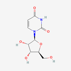 molecular formula C9H12N2O6 B1362750 1-((2S,3S,4R,5S)-3,4-二羟基-5-(羟甲基)四氢呋喃-2-基)嘧啶-2,4(1H,3H)-二酮 CAS No. 26287-69-4