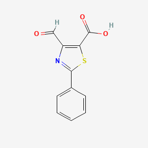 4-Formyl-2-phenyl-1,3-thiazole-5-carboxylic acid