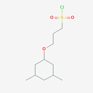 3-((3,5-Dimethylcyclohexyl)oxy)propane-1-sulfonyl chloride