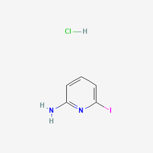 molecular formula C5H6ClIN2 B13627565 6-Iodopyridin-2-aminehydrochloride 