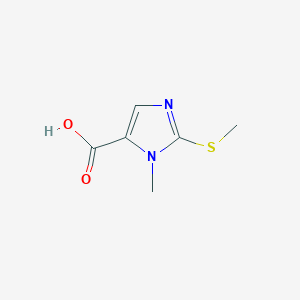 1-methyl-2-(methylsulfanyl)-1H-imidazole-5-carboxylicacid