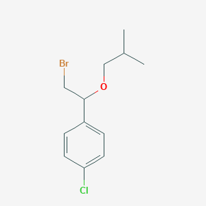 1-(2-Bromo-1-isobutoxyethyl)-4-chlorobenzene