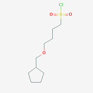 4-(Cyclopentylmethoxy)butane-1-sulfonyl chloride