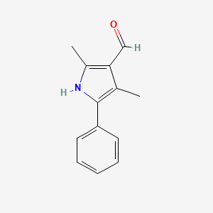 2,4-dimethyl-5-phenyl-1H-pyrrole-3-carbaldehyde