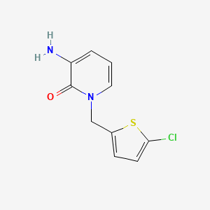 3-Amino-1-((5-chlorothiophen-2-yl)methyl)pyridin-2(1h)-one