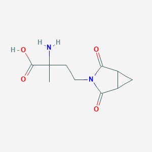 2-Amino-4-(2,4-dioxo-3-azabicyclo[3.1.0]hexan-3-yl)-2-methylbutanoic acid