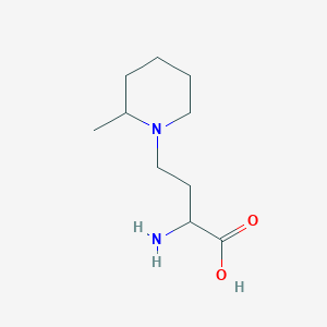 2-Amino-4-(2-methylpiperidin-1-yl)butanoic acid