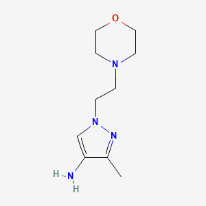 3-Methyl-1-[2-(4-morpholinyl)ethyl]-1H-pyrazol-4-amine